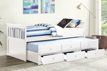 Load image into Gallery viewer, Single Trundle Bed with Storage