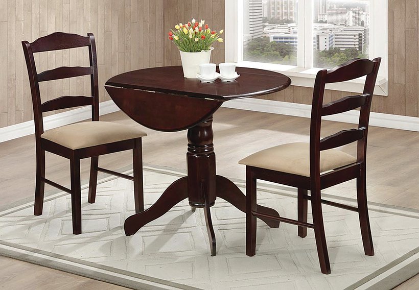 3-Piece Drop-Leaf Dinette Set