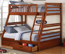 Load image into Gallery viewer, Honey Single/Double Bunk Bed
