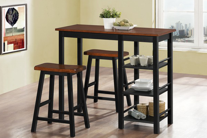 3-Pieces Japanese Style Wood Pub Set
