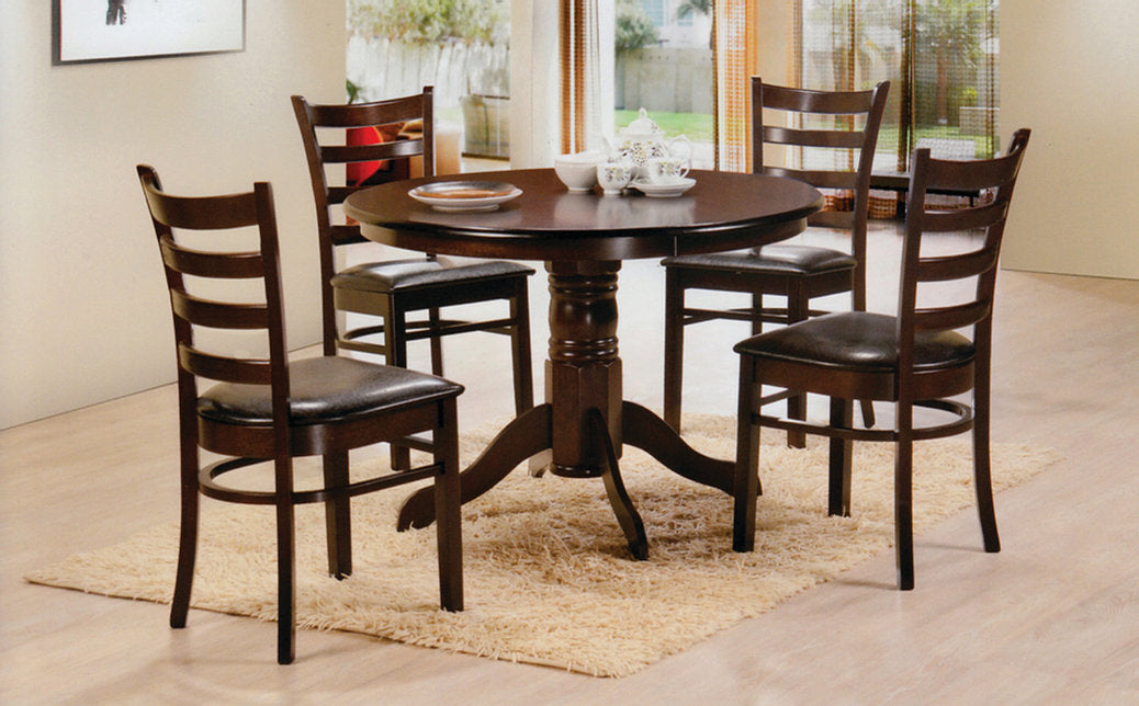 5-Pieces Pedestal Dinette set